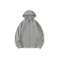 [UPF72+]Light Gray (Mz Line Lying Cat Chest Logo)