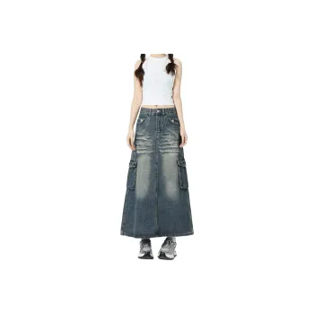 Concubine Zhu Denim Long Skirt Women's