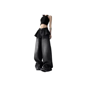 Concubine Zhu Jeans Women's Black Gray