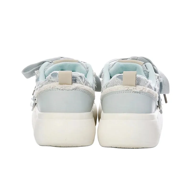 Ordifen Low Top Skateboard Shoes Women's Light Blue-3