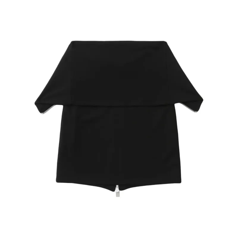 HELIOT EMIL Folded edge Mini Skirt-1