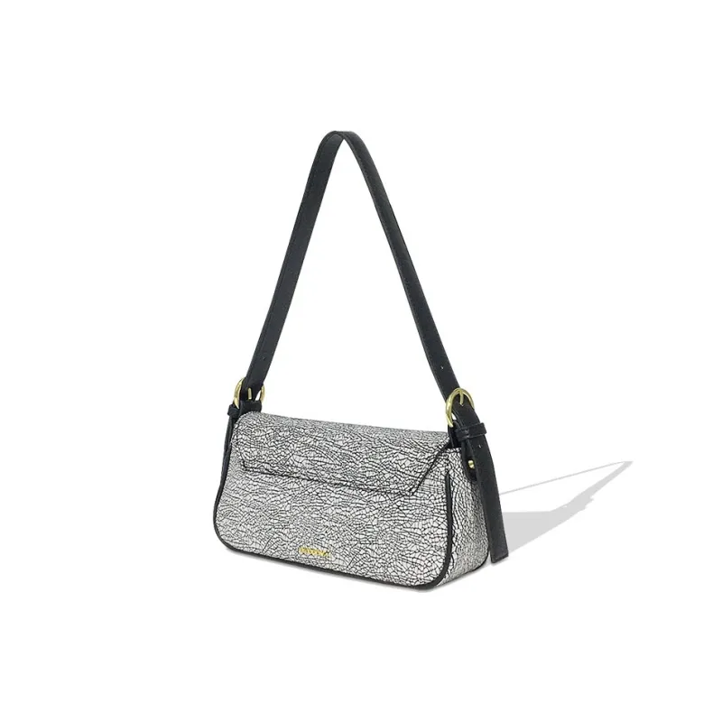 MACK JODAER Synthetic Leather Shoulder Bag Regular Women's Black-5