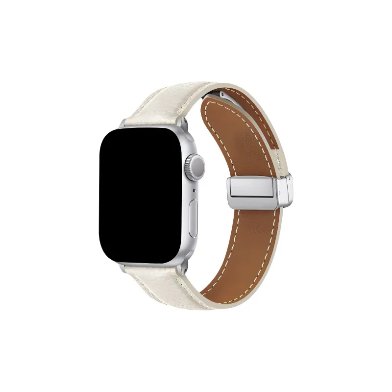 KVZUVUU Apple Compatibility Watch Band Leather-0