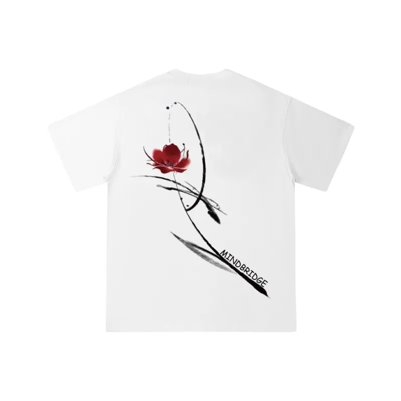 MindBridge T Shirts Unisex White[Digital Direct Printing 300g 100% Cotton]-1