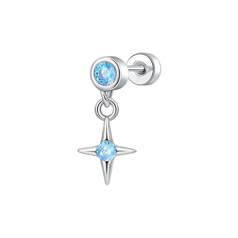 Lady Go Titanium Steel Stud Earrings Women's-3
