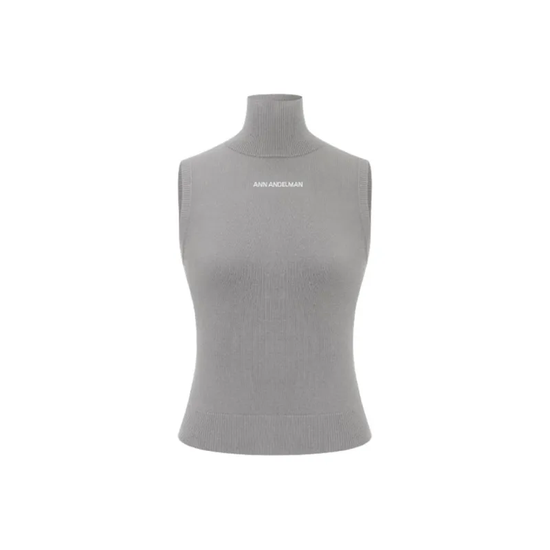 Ann Andelman Tank Tops Women's Gray-0