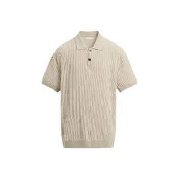 ZARA Polo Shirts Men Light Beige
