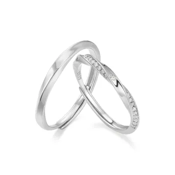 Wylyp Love Heart Spin Niche Romantic Versatile Sweet Adjustable Rings Unisex