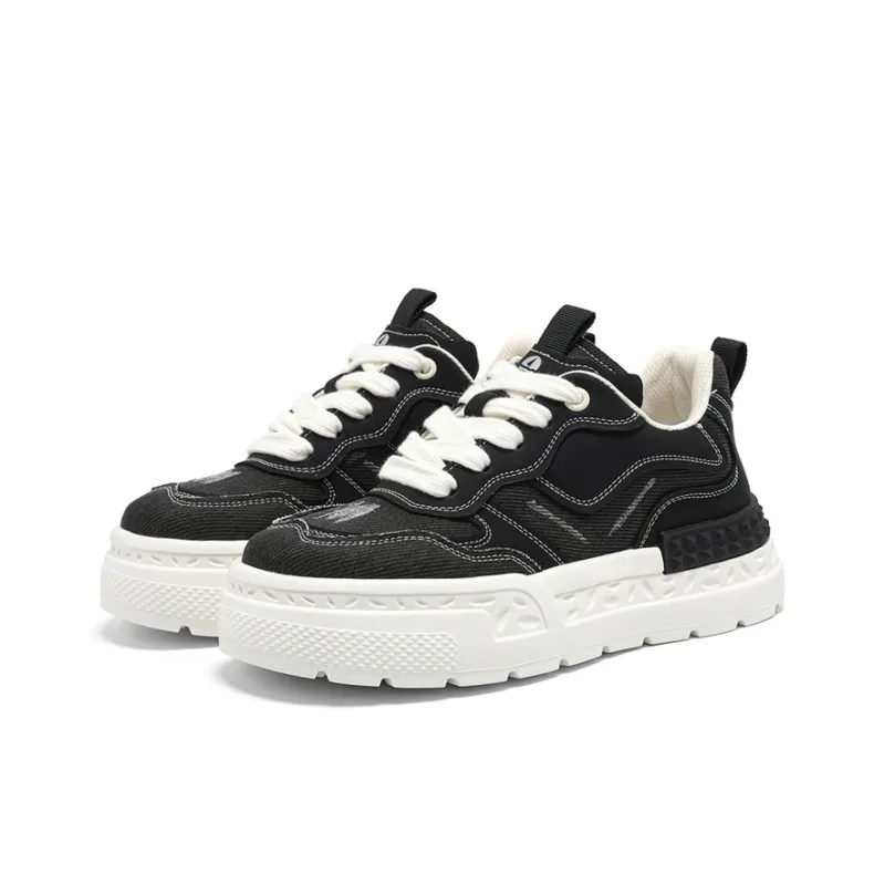 NAVIGARE Height Increasing Low Top Casual Shoes Men's Black-2