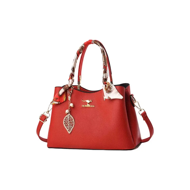 Dusen Kangaroo PU One Shoulder Handbag Women's Multicolor-4