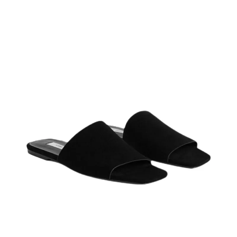 TOTEME Slide Slippers Women's Black-1