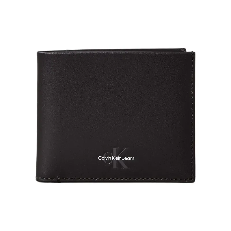 CALVIN KLEIN Smooth Leather Wallet Men's Black-0