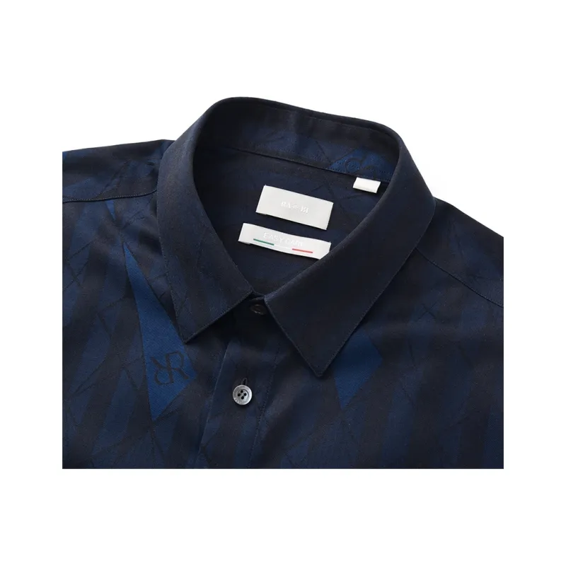 RARE Shirts Men Navy Blue-4