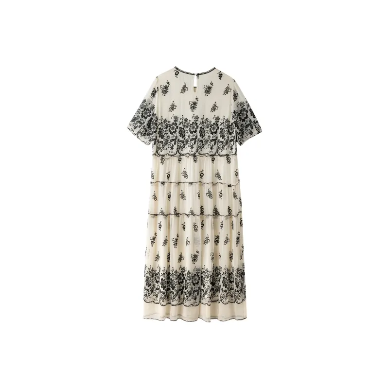 To The West Short Sleeved Dress Women's-1