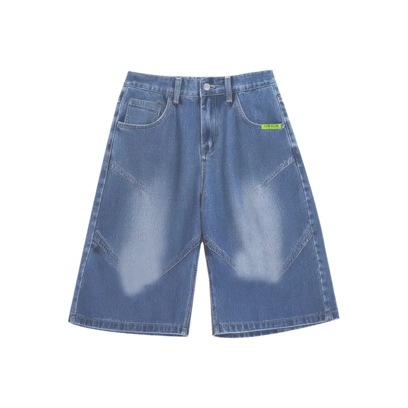 SAME FLOW Denim Shorts Unisex-4