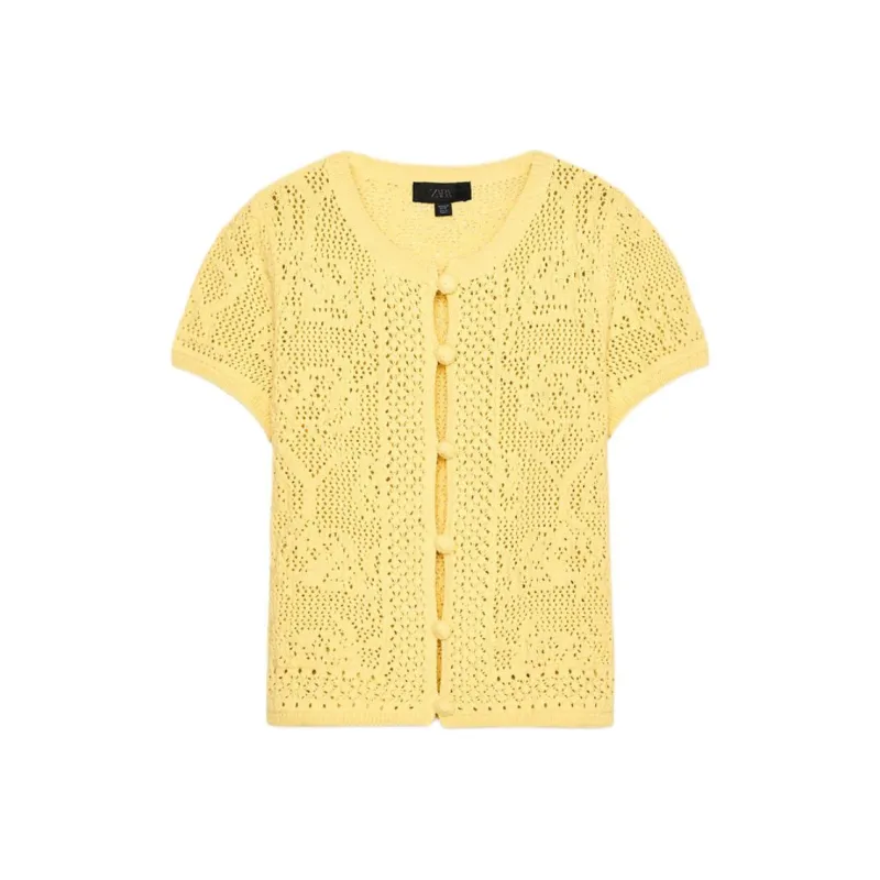 ZARA Knitwear Women's Yellow-0