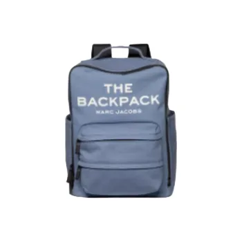 MARC JACOBS Cotton Backpack Medium Size Unisex Blue