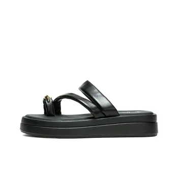Warrior Metal Abrasion Resistant Quiet Slide Slippers Women's Black