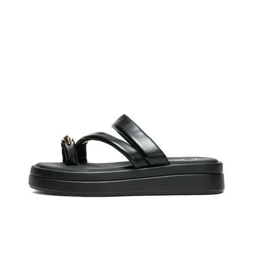 Warrior Metal Abrasion Resistant Quiet Slide Slippers Women's Black