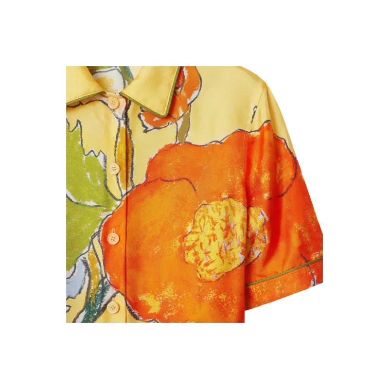 Burberry x Highgrove Short Sleeved Dress Women's Multicolor-4