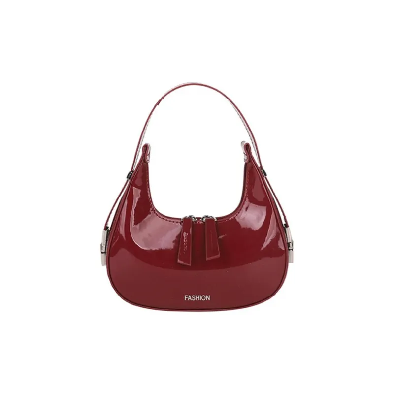 Lan Bao Fan PU Underarm Shoulder Bag Women's Multicolor-4