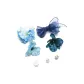 Blue Floral Shoe Accessories Combination