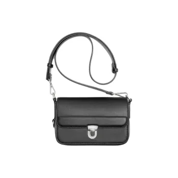 ZARA PU Crossbody Bag Regular Men's Black