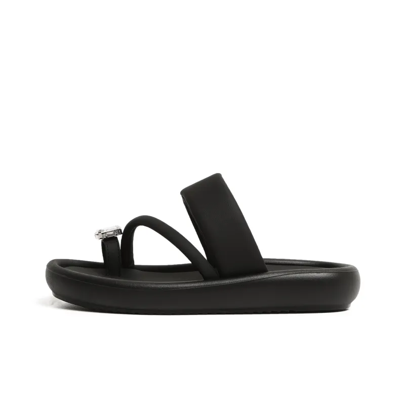 NUNZ Rubber Sole Odor Resistant Slide Slippers Women's-12