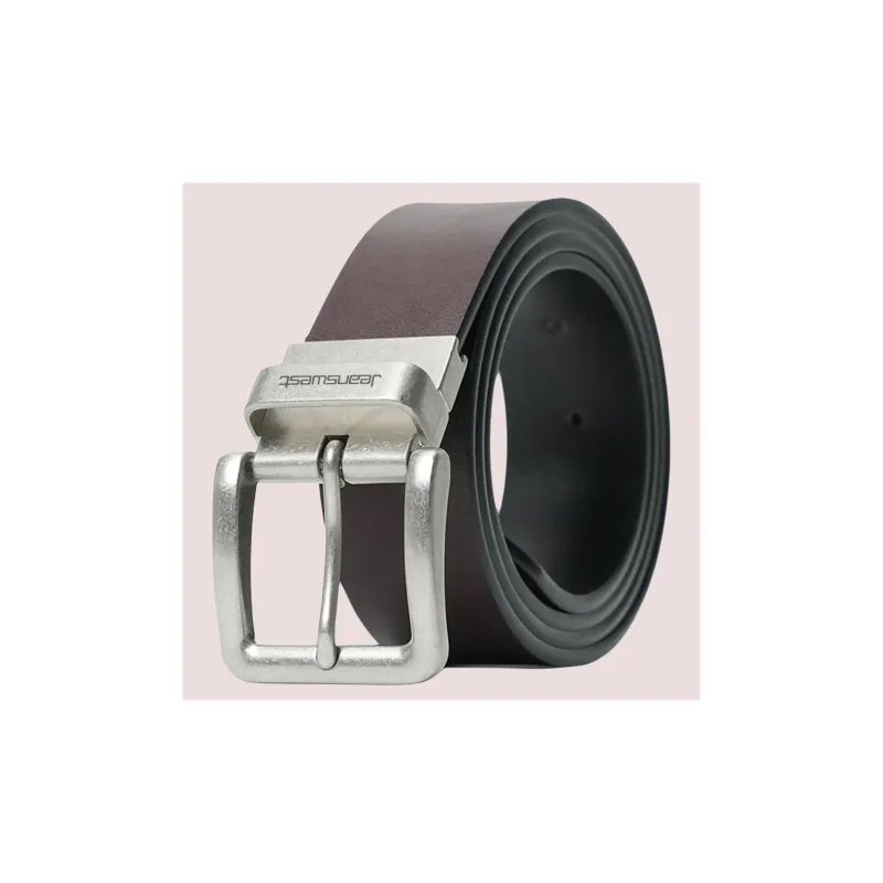 JEANSWEST Cow Split Leather Belts Men's 3.4cm-1