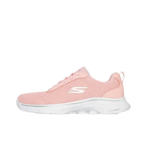Skechers GO WALK 7 Low Top Running Shoes Women's Pink