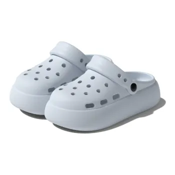 LATE TIME Women's Summer Eva Platform Height Increasing Closed Toe Slippers