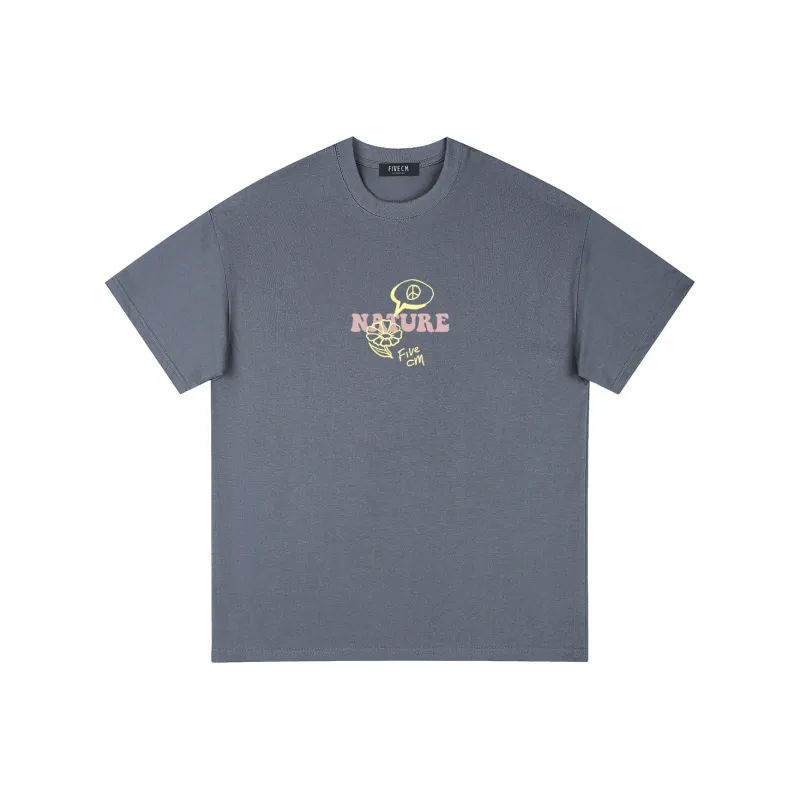 FIVE CM T-Shirts Unisex Dark Gray-1