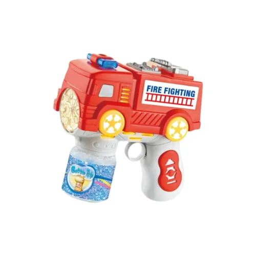 LEHUI TOYS Handheld Electric Sound And Light 12 Eyelets Fire Truck Gun Bubble Machines