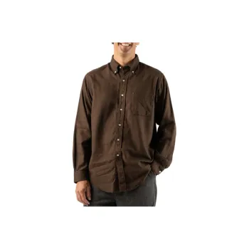 Orslow Shirts Men Burgundy Red