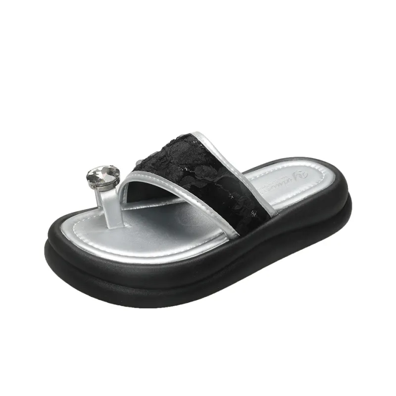 WUJI Slip Resistant Abrasion Resistant Slide Slippers Women's-5