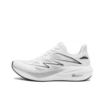 CHRROTA Low Top Running Shoes Unisex Silver White Swift Fly