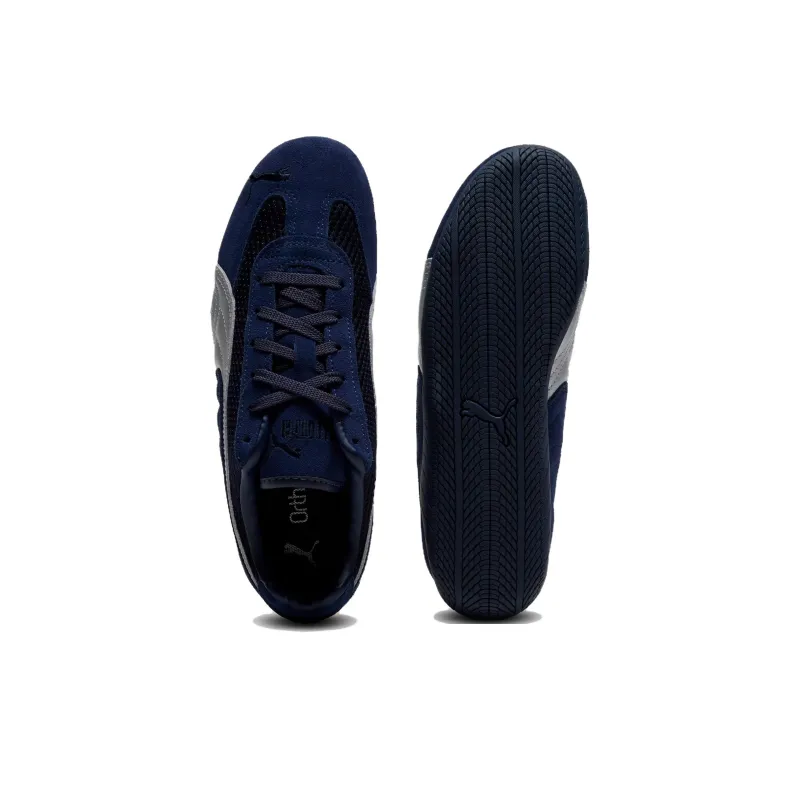 PUMA Speedcat Anti Slip Wear Resistant Low Top Casual Shoes Women's Blue Black-3