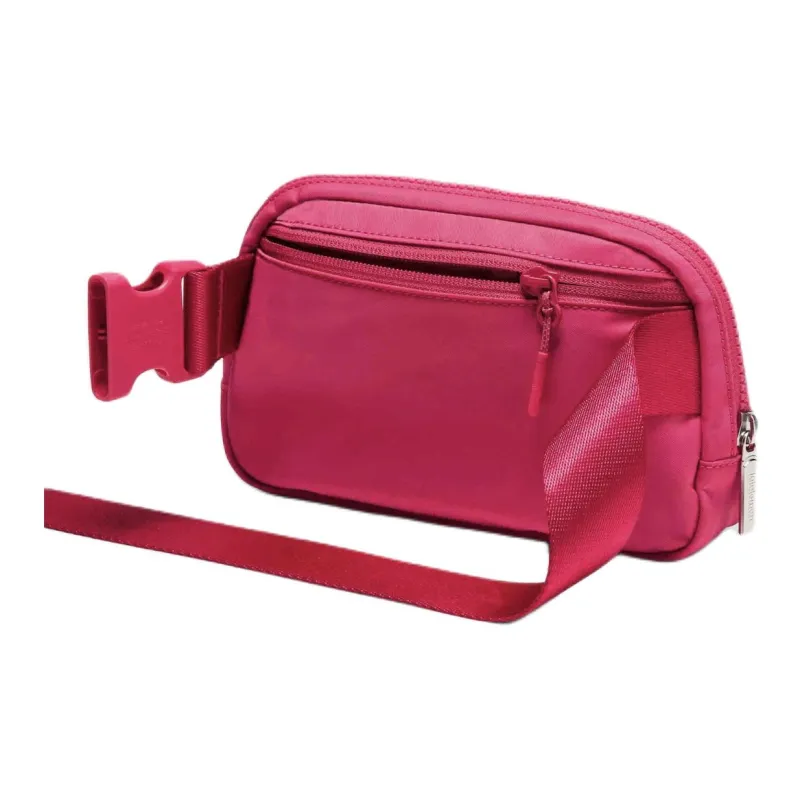 Lululemon Everywhere Nylon Fanny Pack Regular Unisex Raspberry Sauce Pink-2