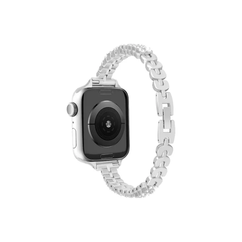 KVZUVUU IwatchS10/s9/8/7/6/Ultra Apple Compatibility Watch Band 177mm Metal-4