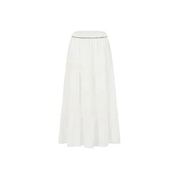 RARE Casual Long Skirts Women's White