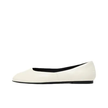 ZARA Casual Single Shoes 1cm Women's White
