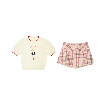 FLIM Two Piece Skirt Sets Women's