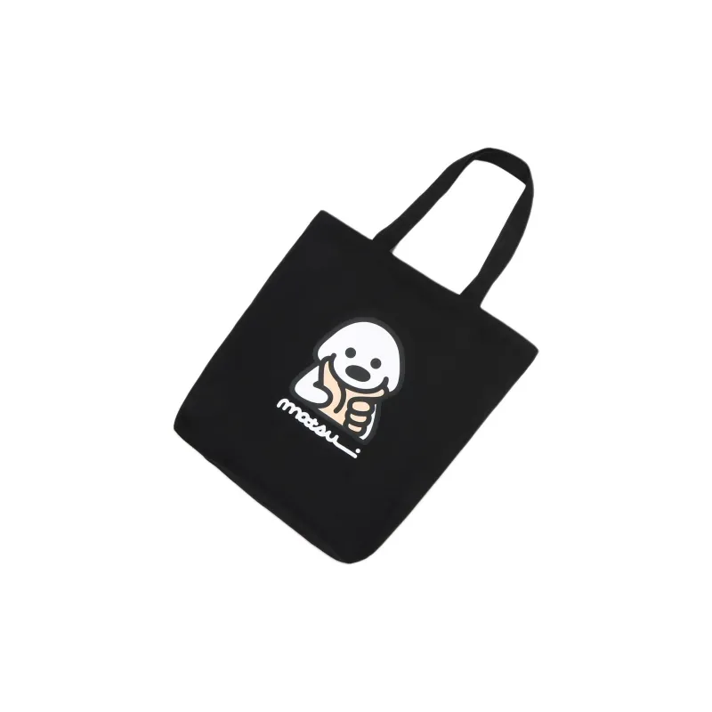 Guuka X Matsui Collaboration Collection Canvas Bag, Shoulder Bag Regular Unisex Black-2