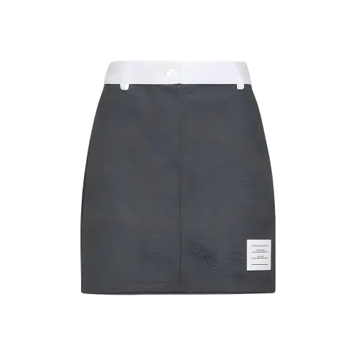 THOM BROWNE Logo patch Mini Skirt
