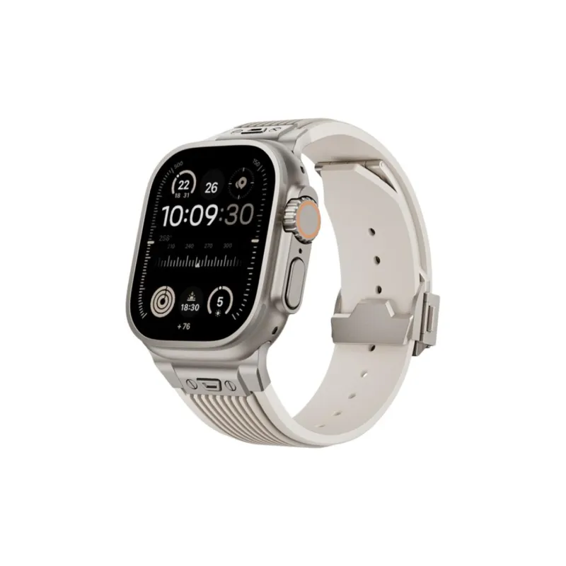 KVZUVUU Apple Compatibility Watch Band 215mm Silicone Material-0