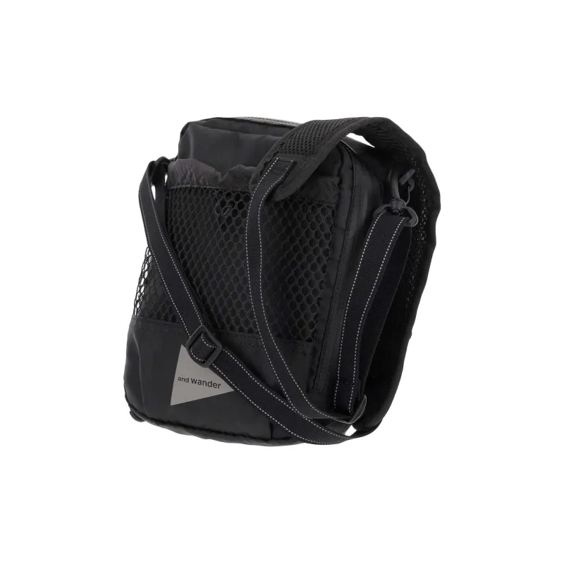 And Wander Polyester Shoulder Bag, Crossbody Bag Unisex Black-1