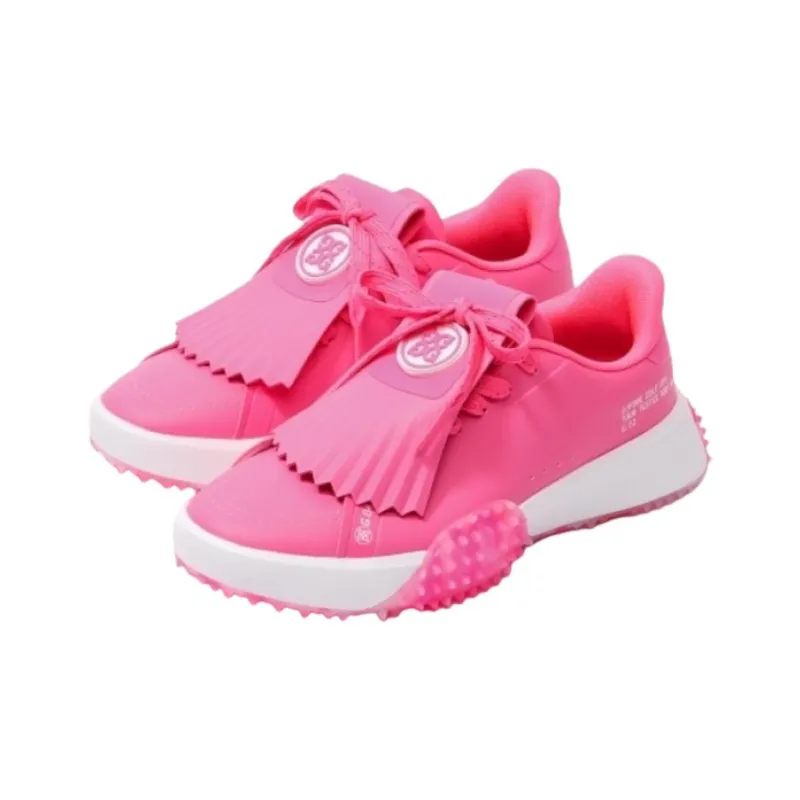 GFORE Slip Resistant, Abrasion Resistant, Waterproof Low Top Golf Shoes Women's Rose Red-2