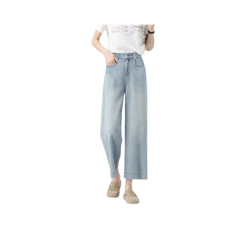 Weixi Casual Pants Women's Light Blue-0