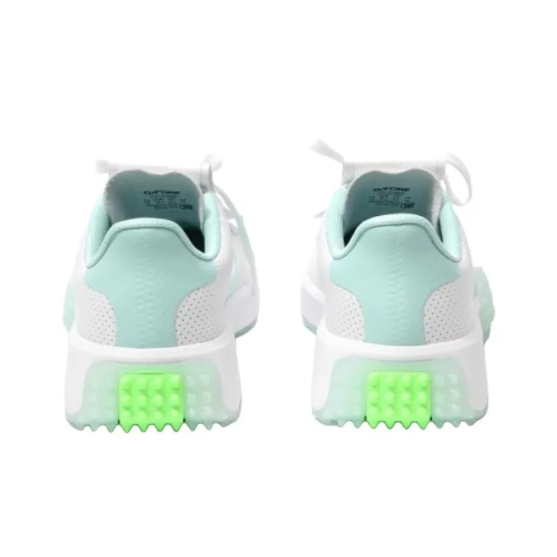 GFORE Slip Resistant, Abrasion Resistant, Waterproof Low Top Golf Shoes Women's White Cyan-4