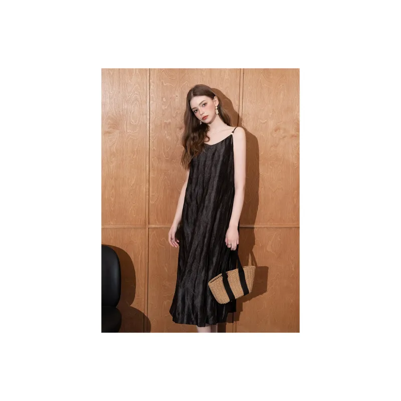 BANANA BABY Slip Dresses Women's Black-1
